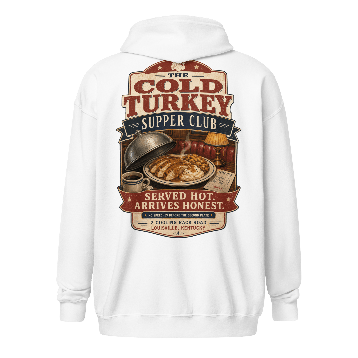 Cold Turkey Zip Hoodie - Soberlands