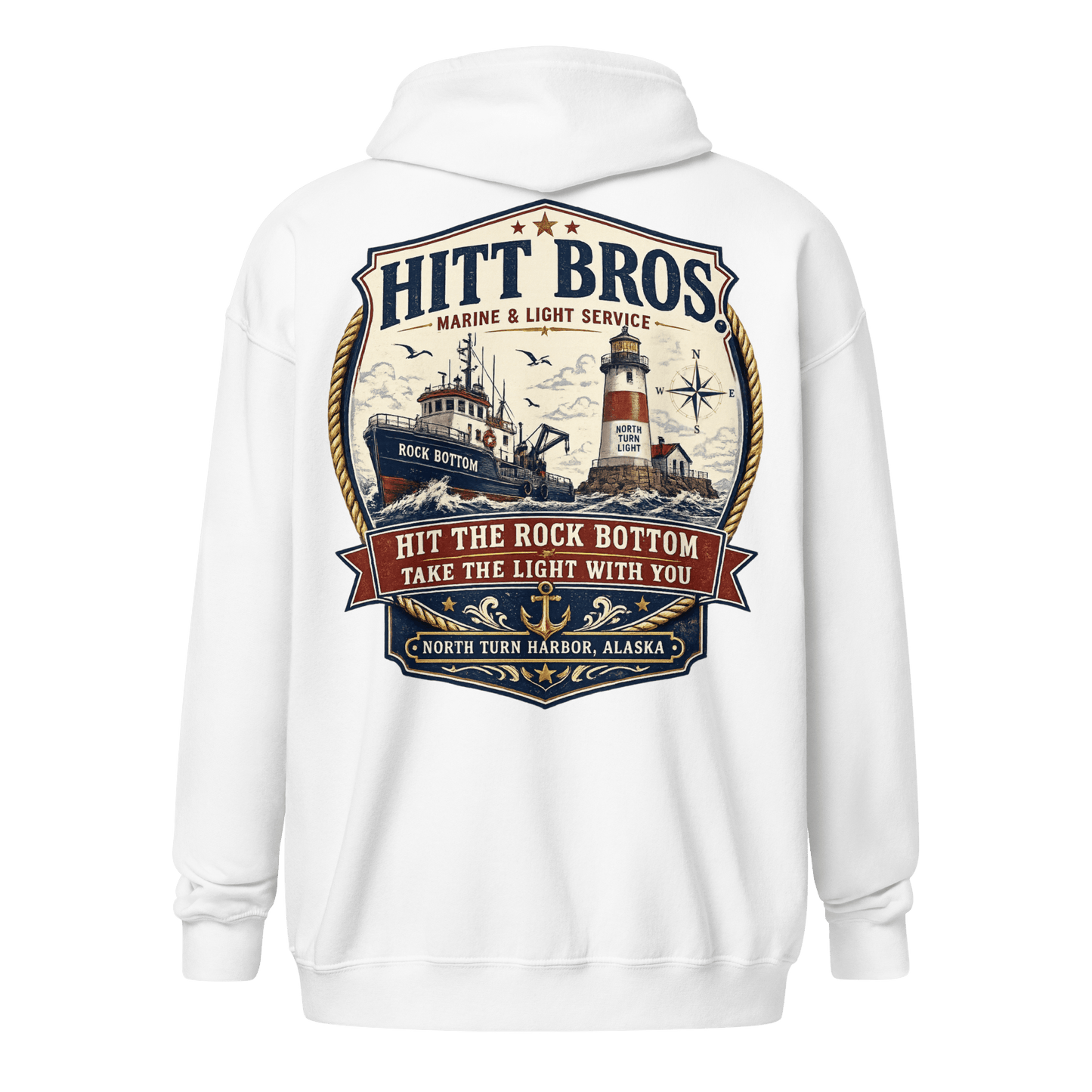 Hitt Bros Zip Hoodie - Soberlands