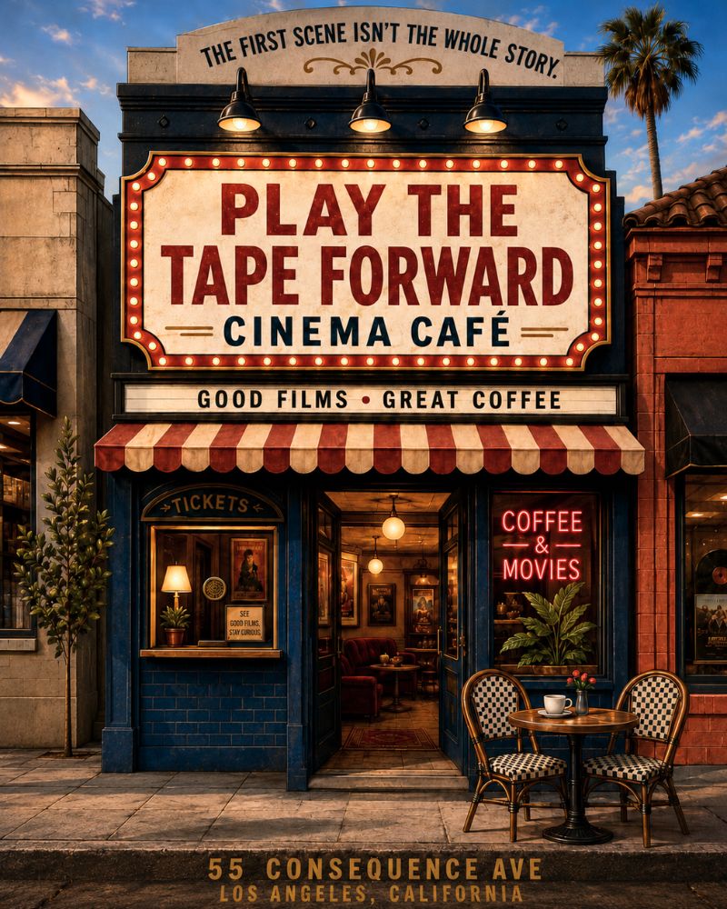 Play The Tape Forward Cinema Café - Soberlands