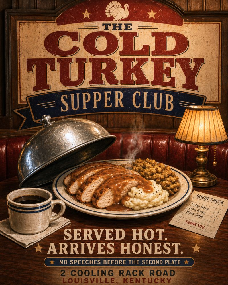 The Cold Turkey Supper Club - Soberlands