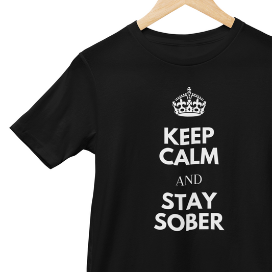 Keep Calm & Stay Sober Tee