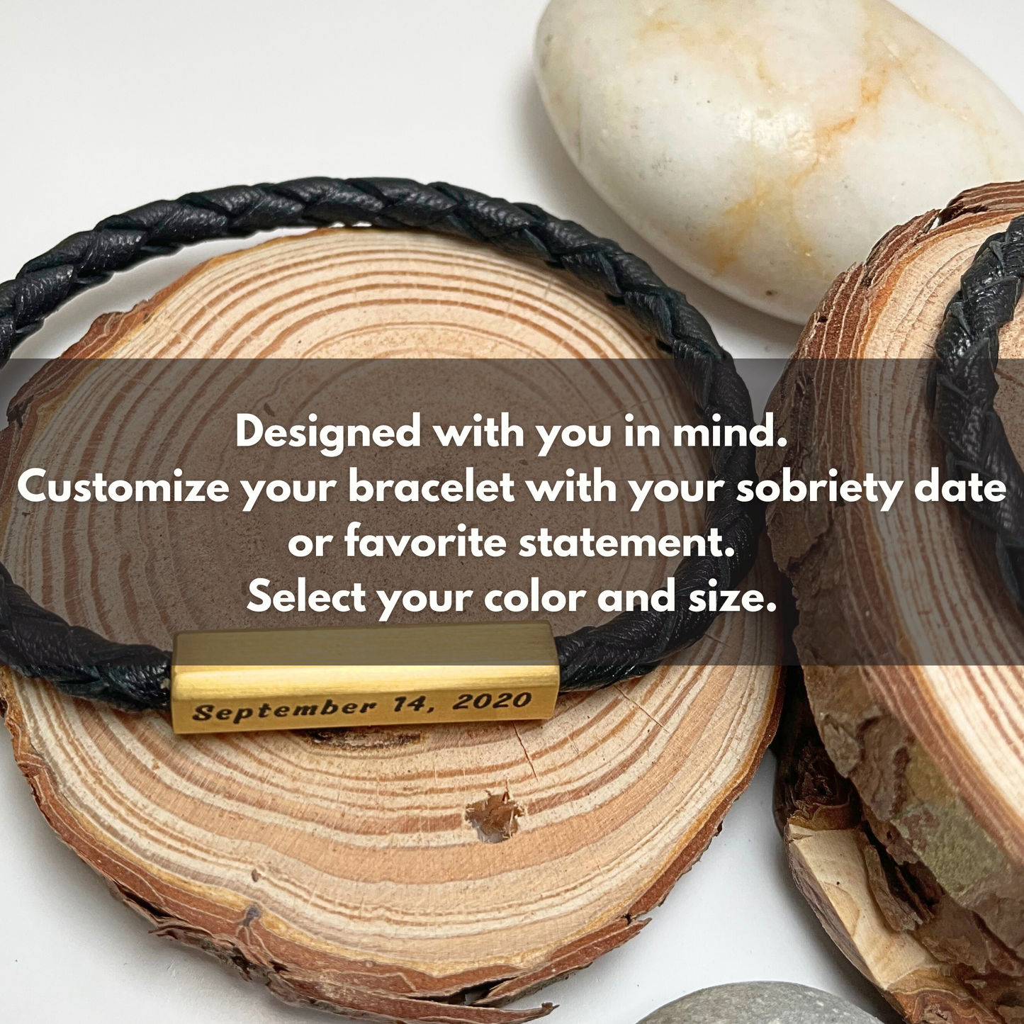 Handmade Personalized Leather Bracelet