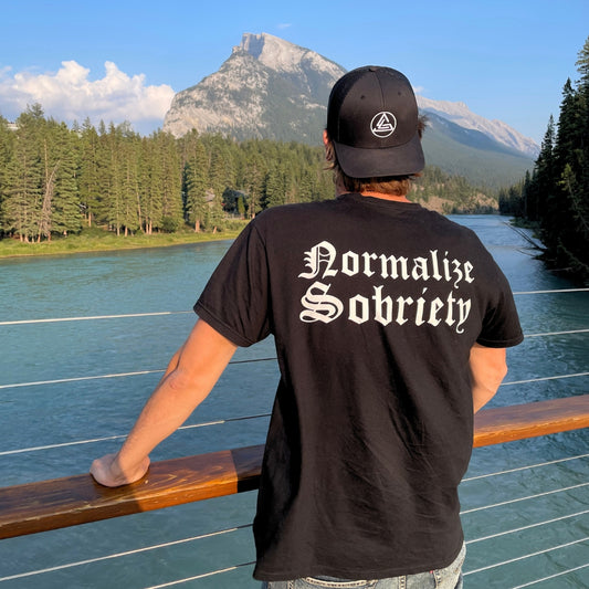 Normalize Sobriety (BACK PRINT) Tee
