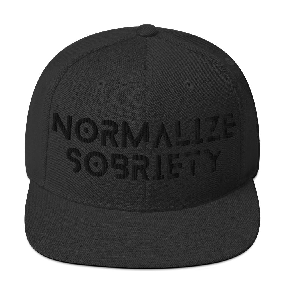 Normalize Sobriety BLCK Snapback