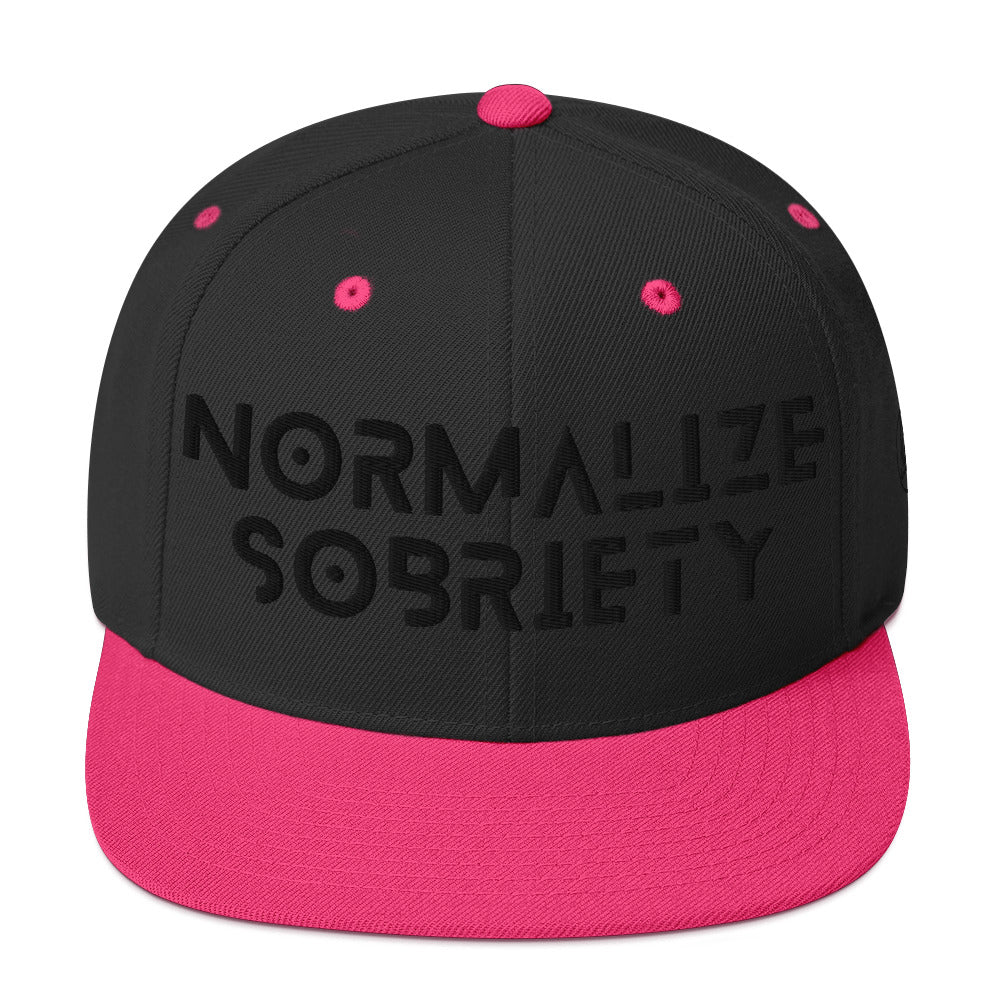 Normalize Sobriety BLCK Snapback