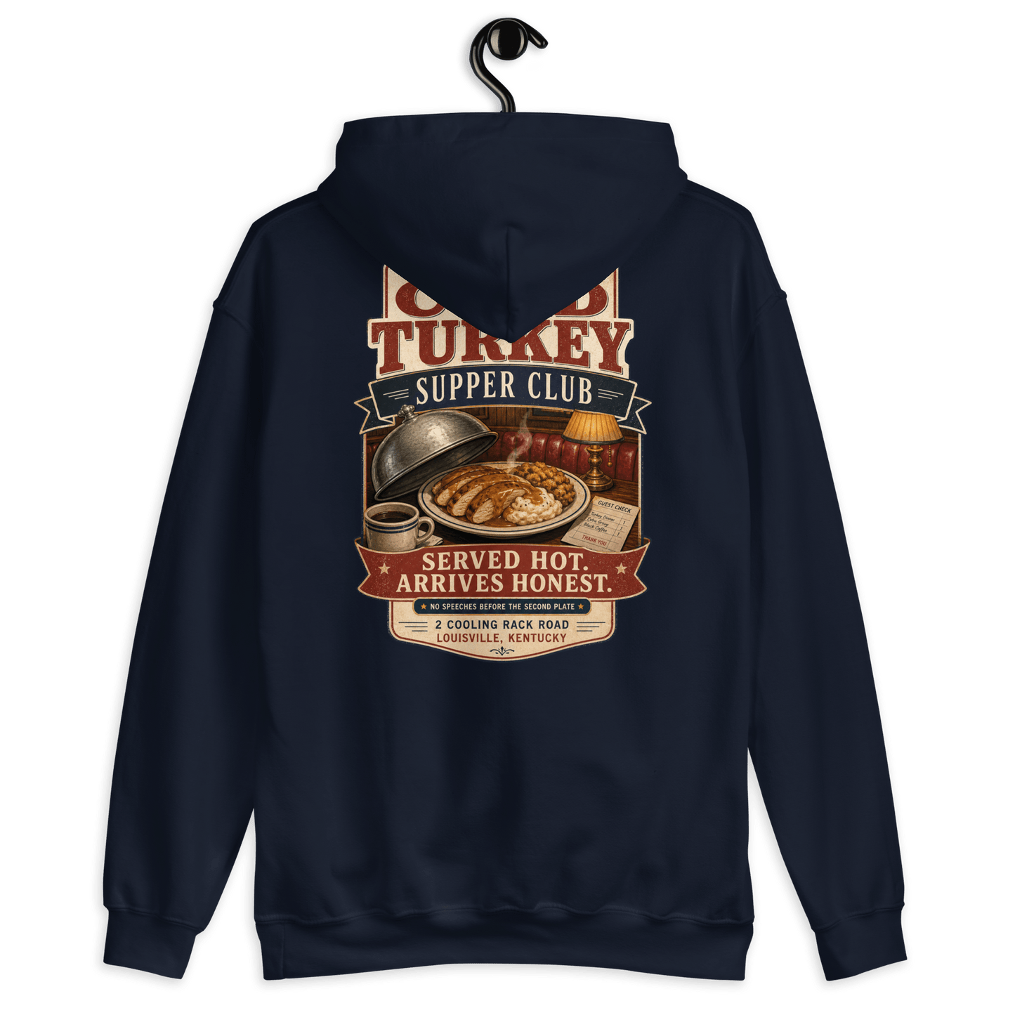 Cold Turkey Back Print Hoodie - Soberlands