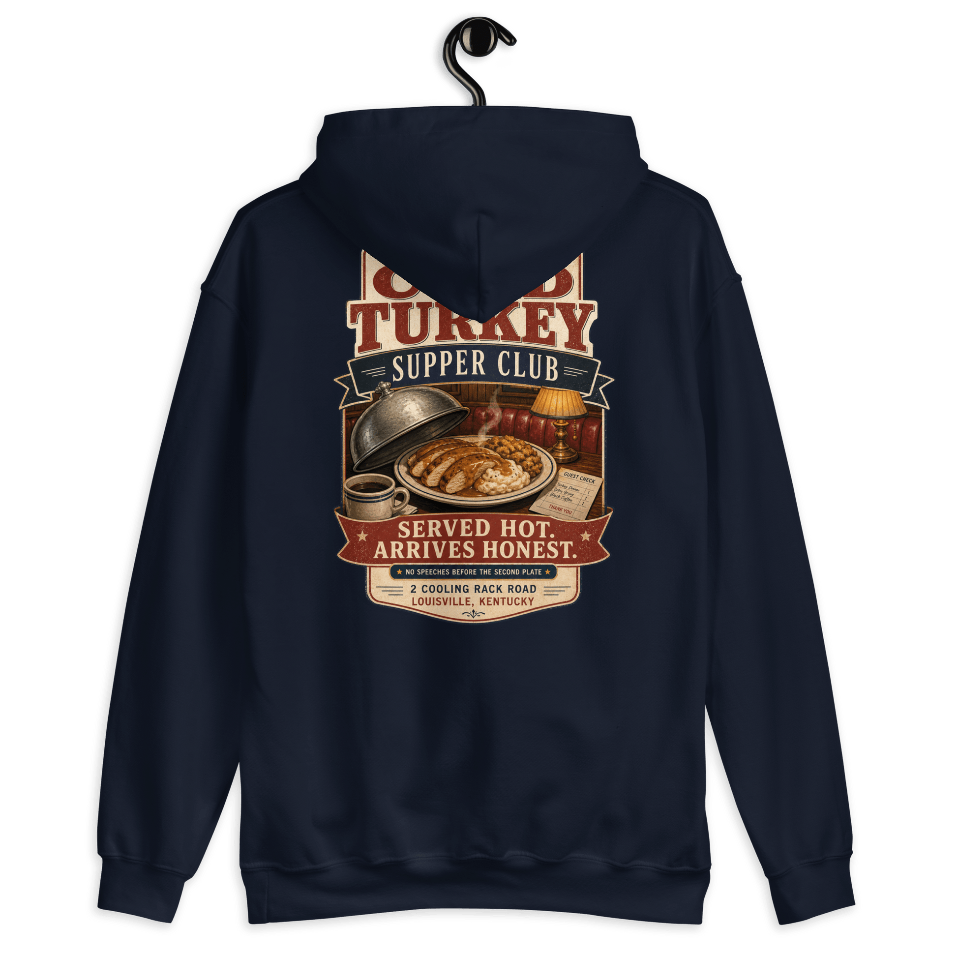 Cold Turkey Back Print Hoodie - Soberlands