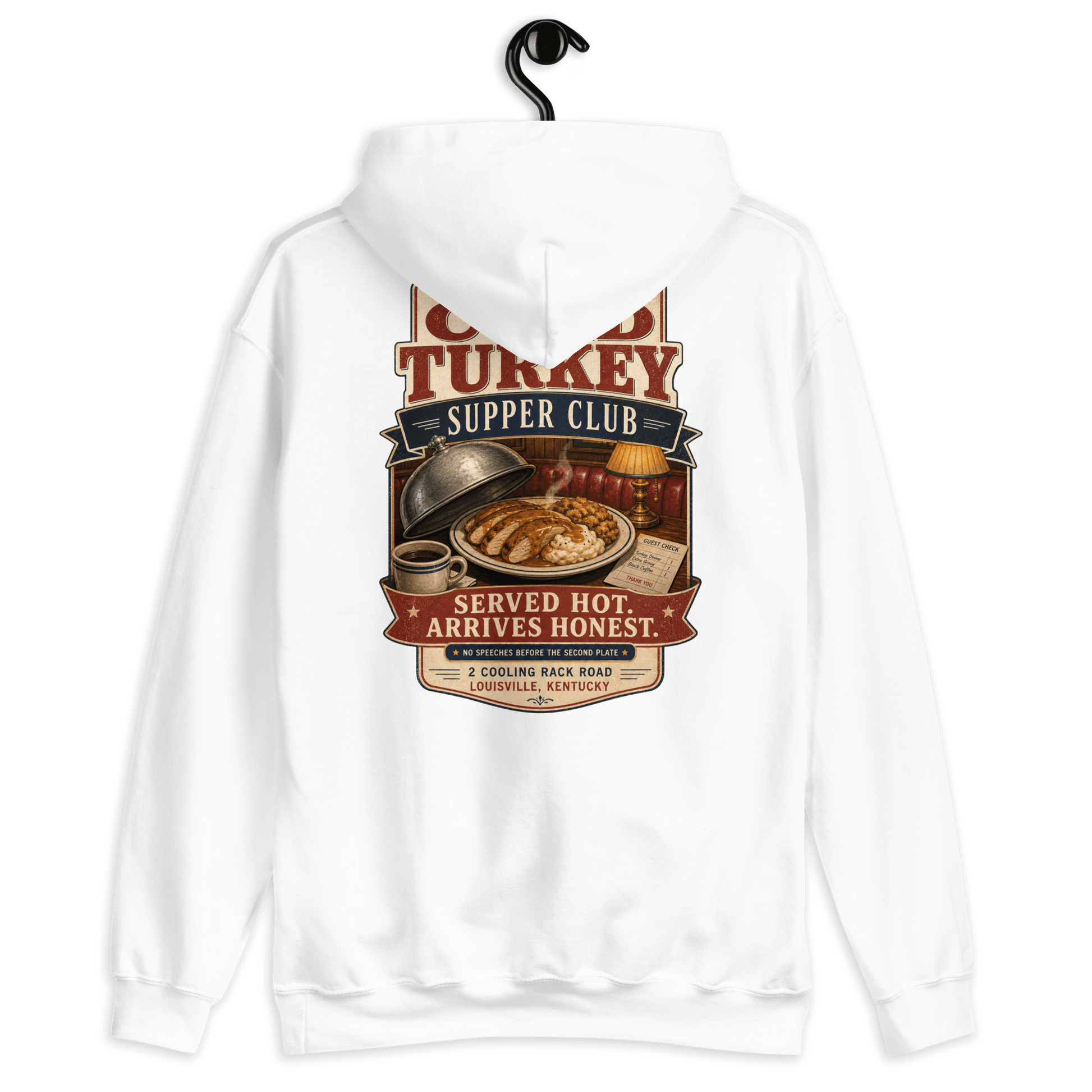 Cold Turkey Back Print Hoodie - Soberlands