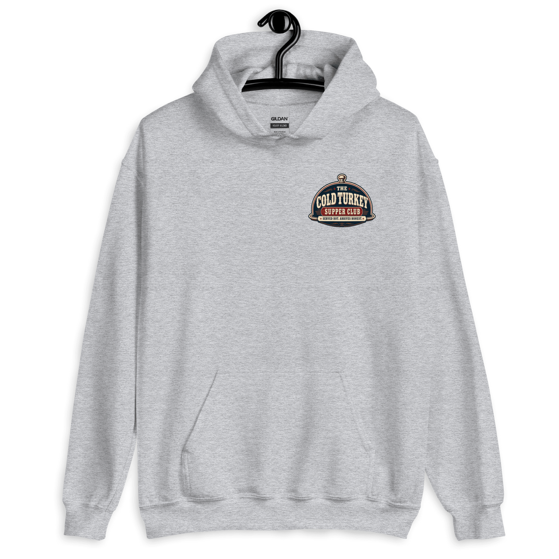 Cold Turkey Back Print Hoodie - Soberlands