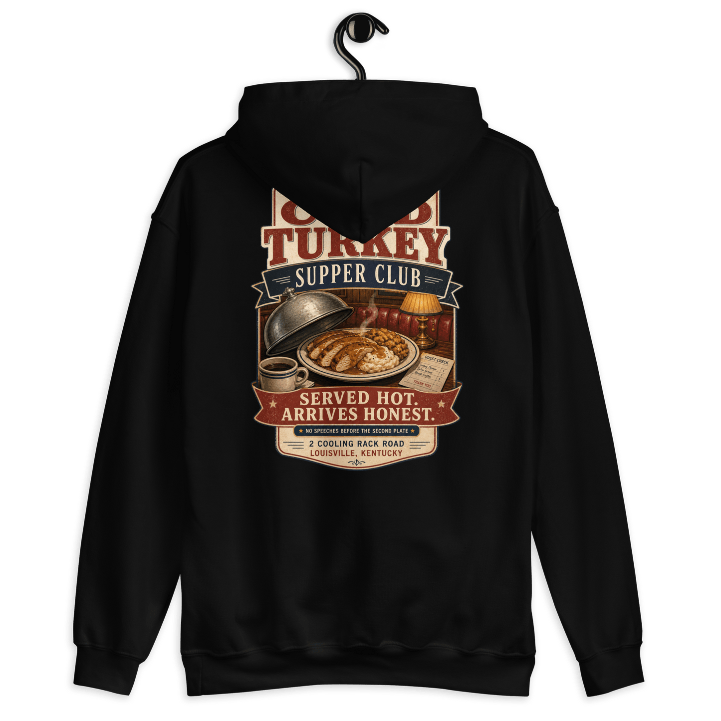 Cold Turkey Back Print Hoodie - Soberlands