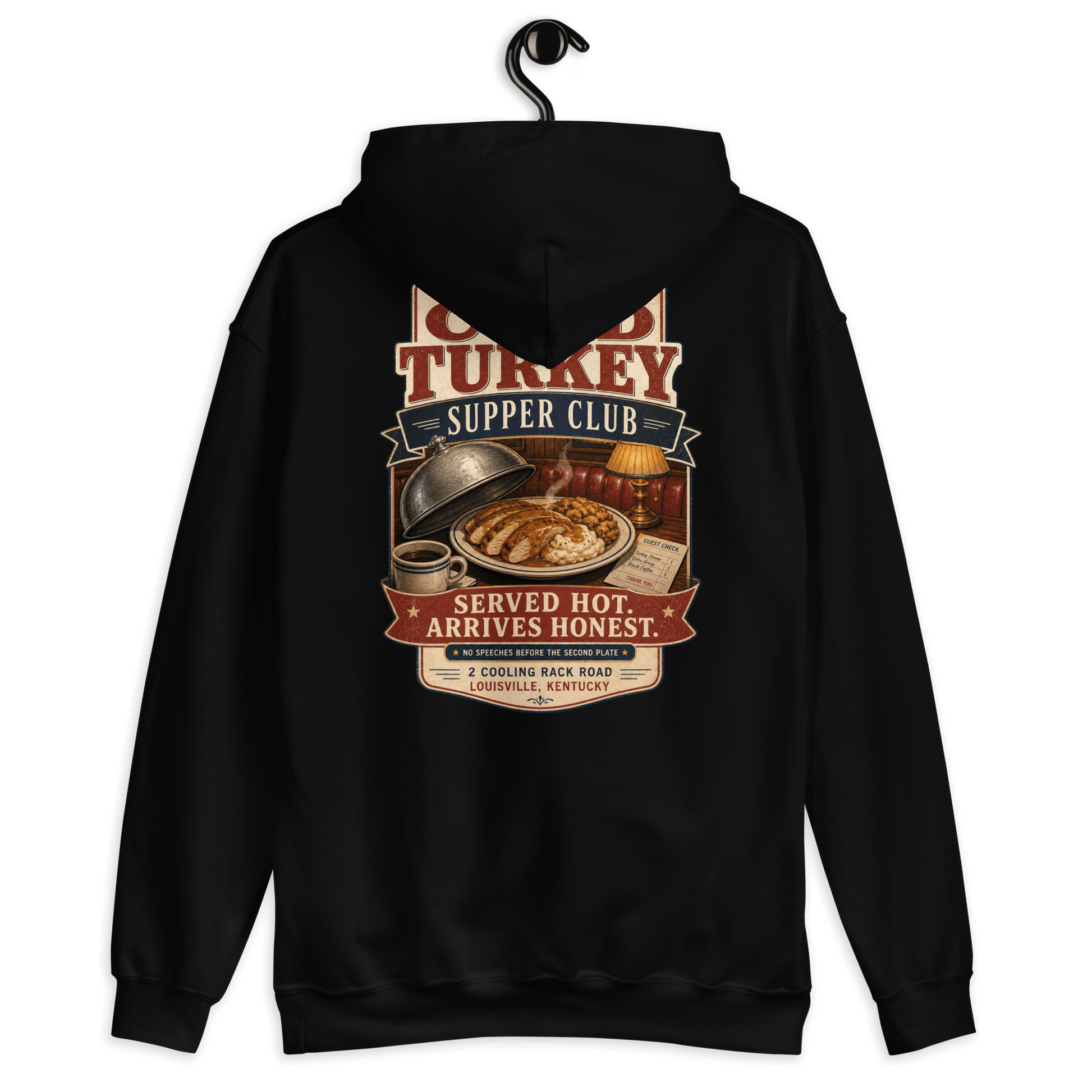 Cold Turkey Back Print Hoodie - Soberlands