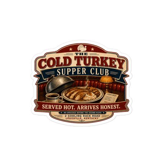 Cold Turkey Sticker - Soberlands