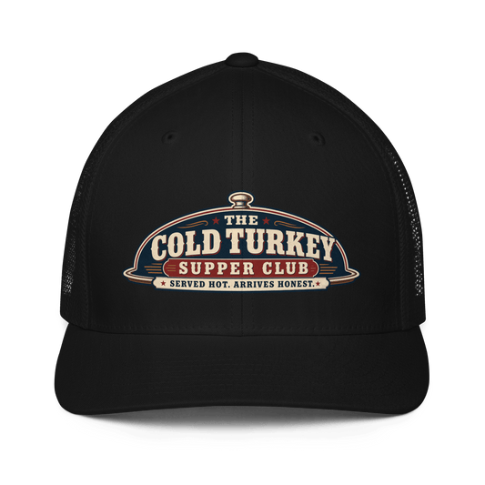 Cold Turkey Trucker Cap - Soberlands