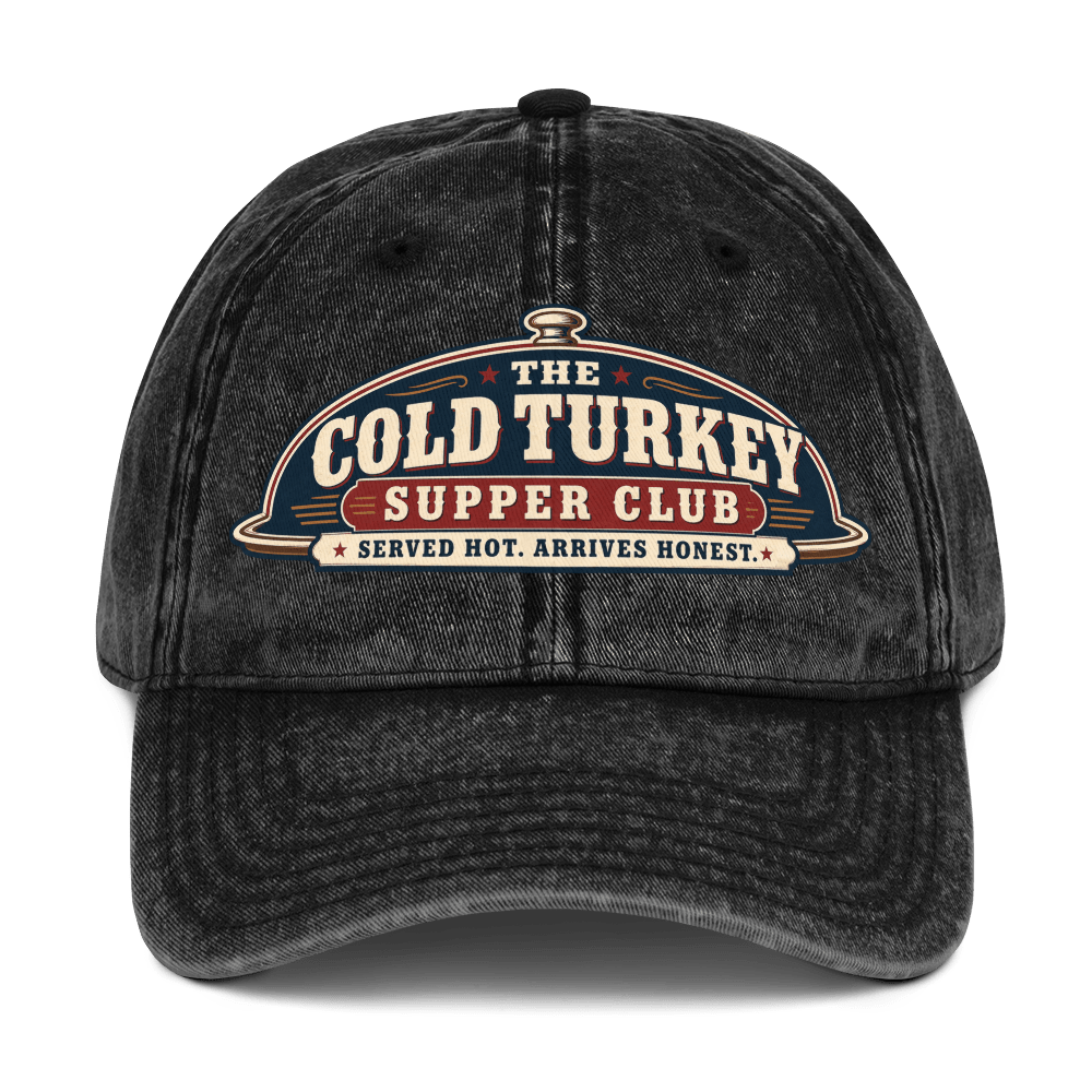 Cold Turkey Vintage Cap - Soberlands