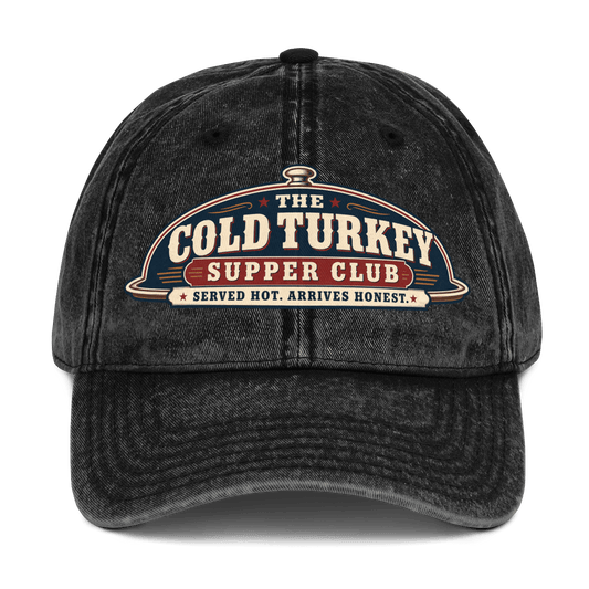 Cold Turkey Vintage Cap - Soberlands