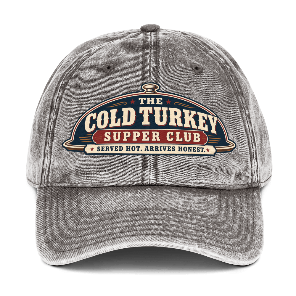 Cold Turkey Vintage Cap - Soberlands