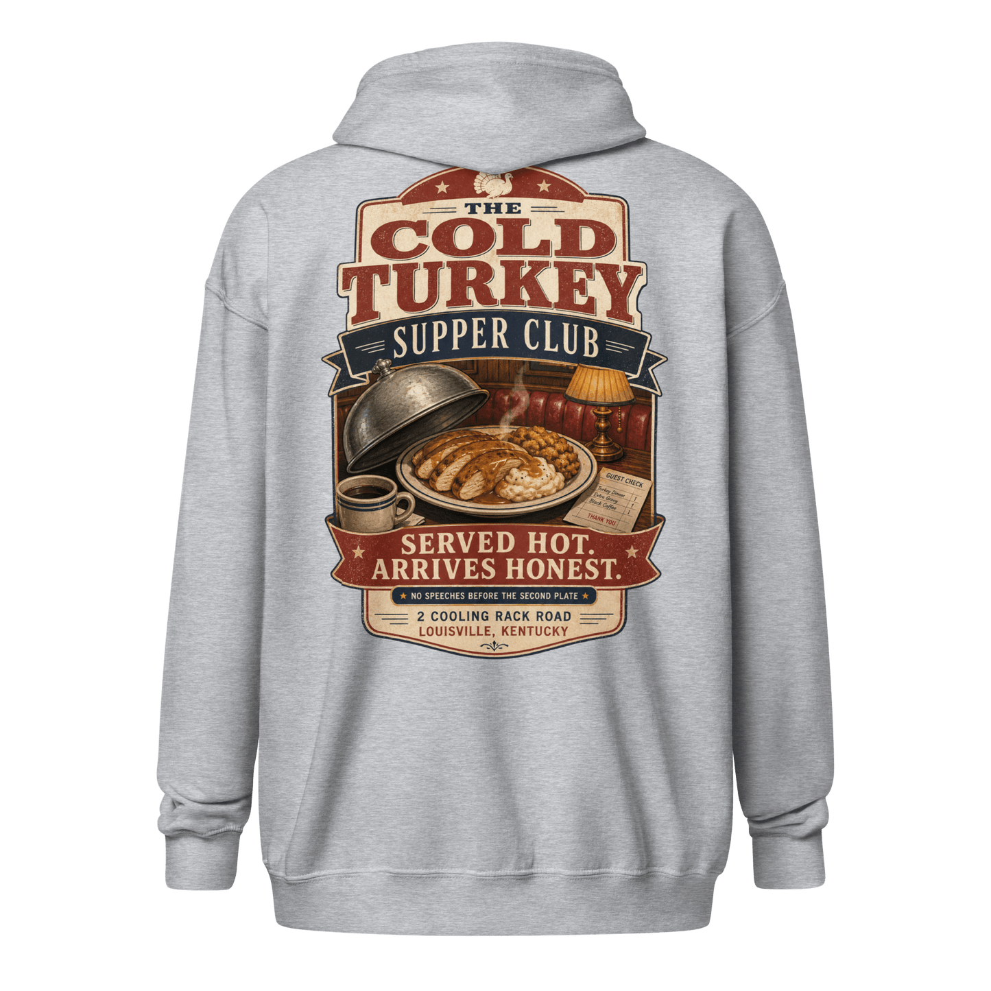 Cold Turkey Zip Hoodie - Soberlands