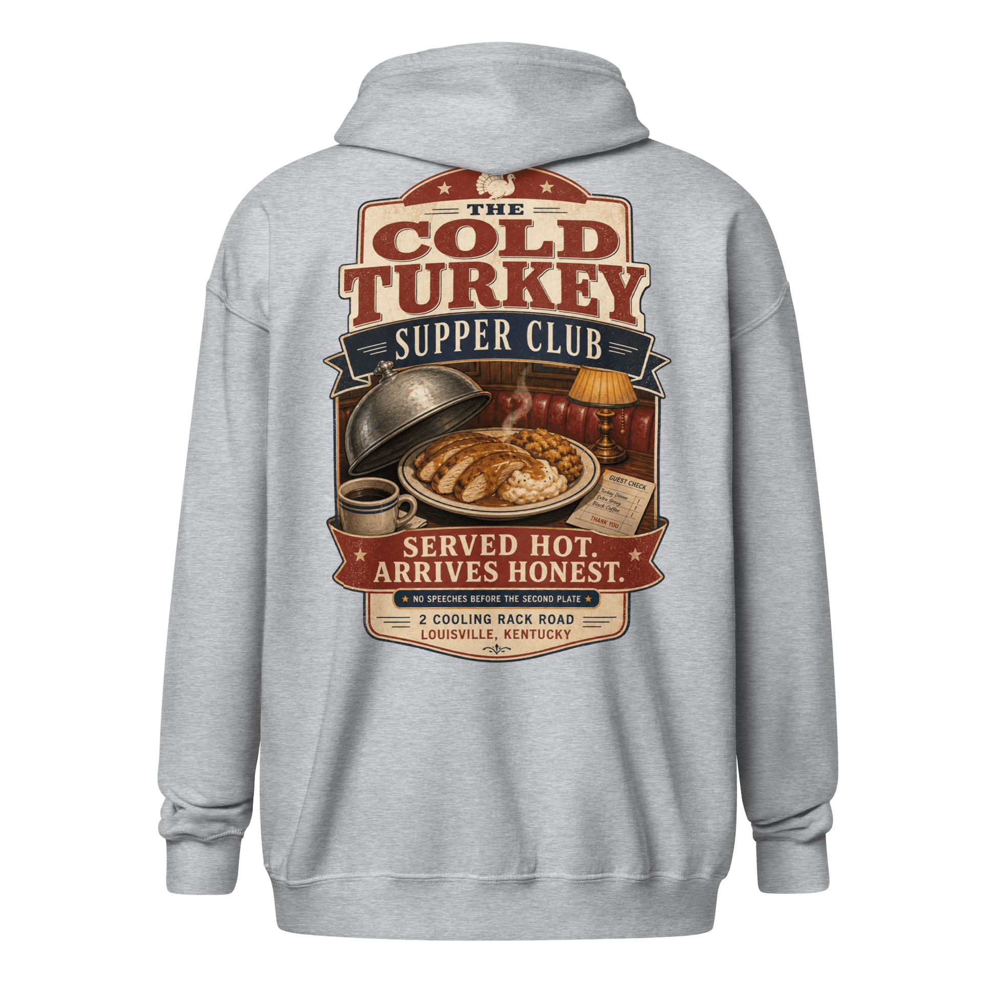 Cold Turkey Zip Hoodie - Soberlands
