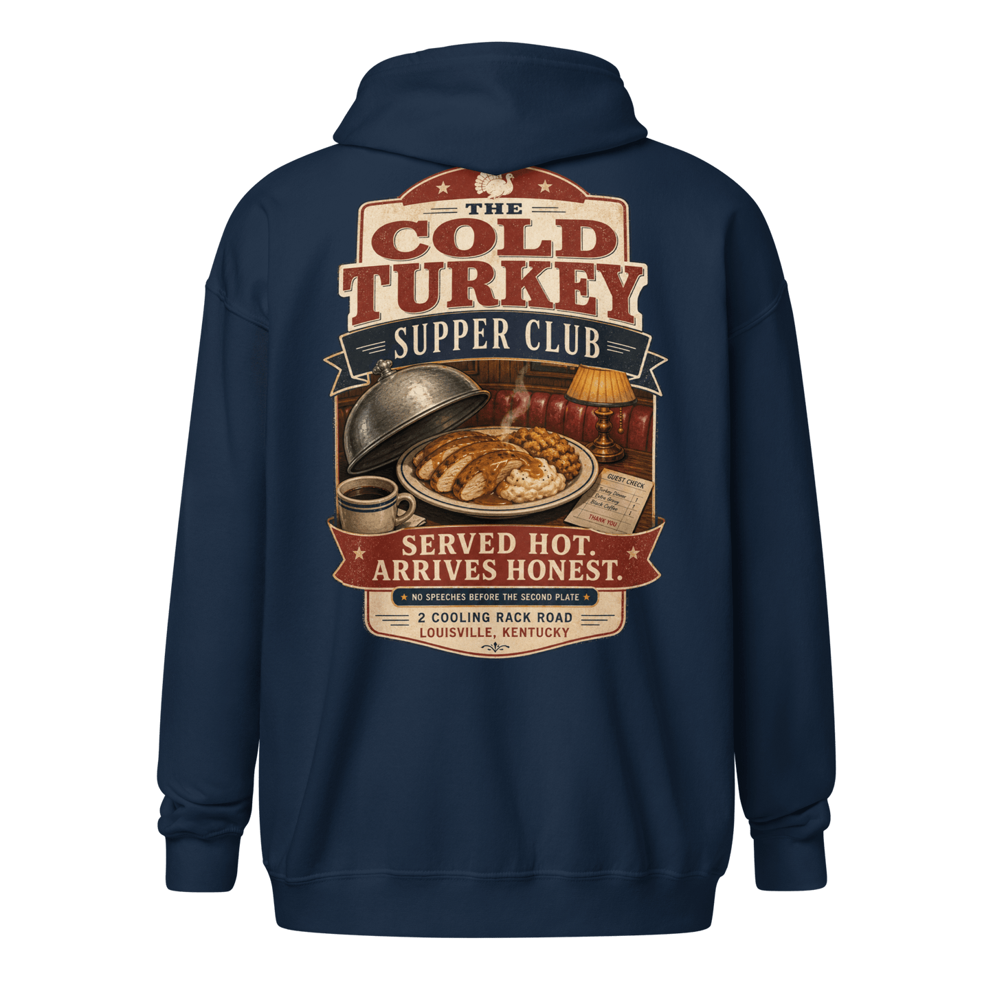 Cold Turkey Zip Hoodie - Soberlands