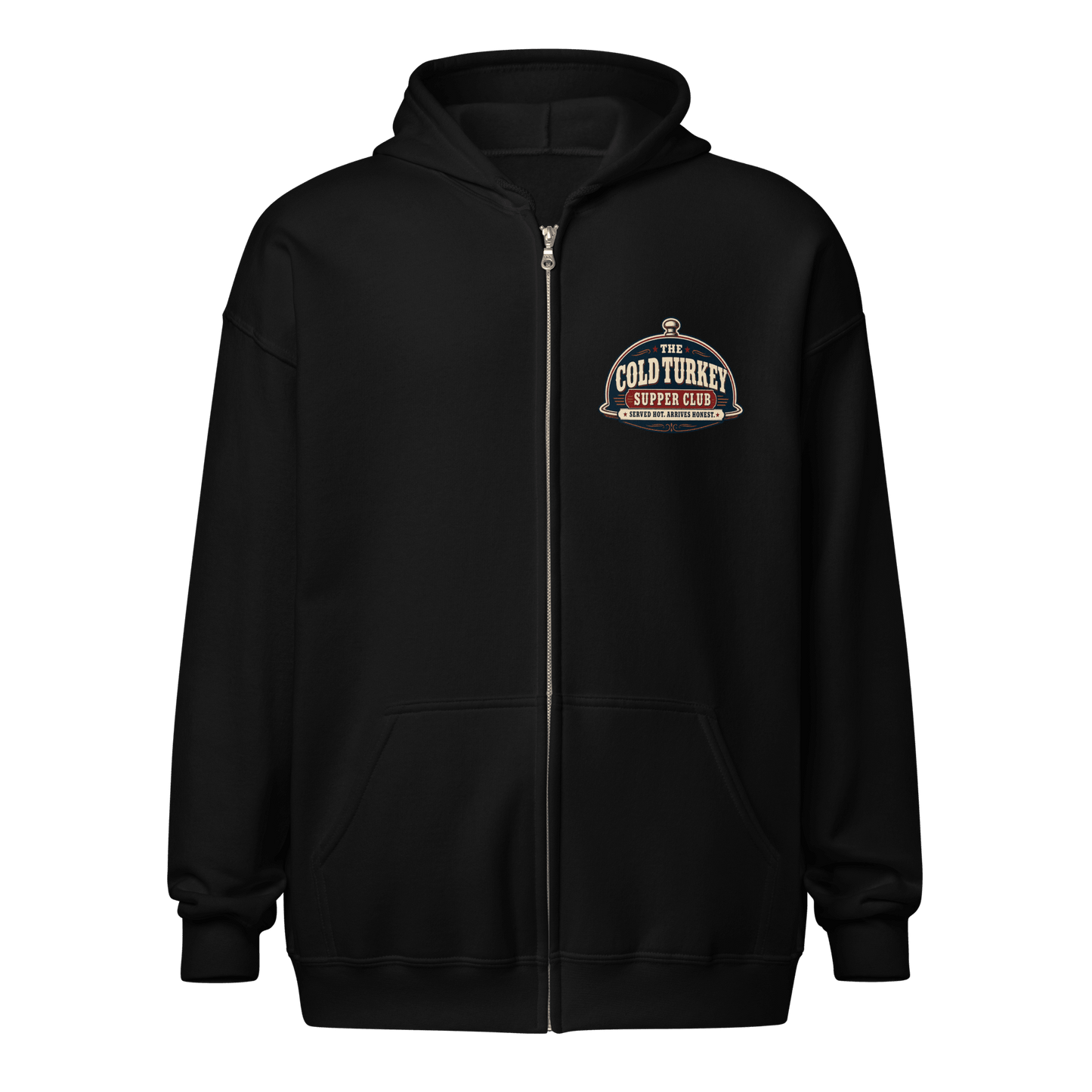 Cold Turkey Zip Hoodie - Soberlands
