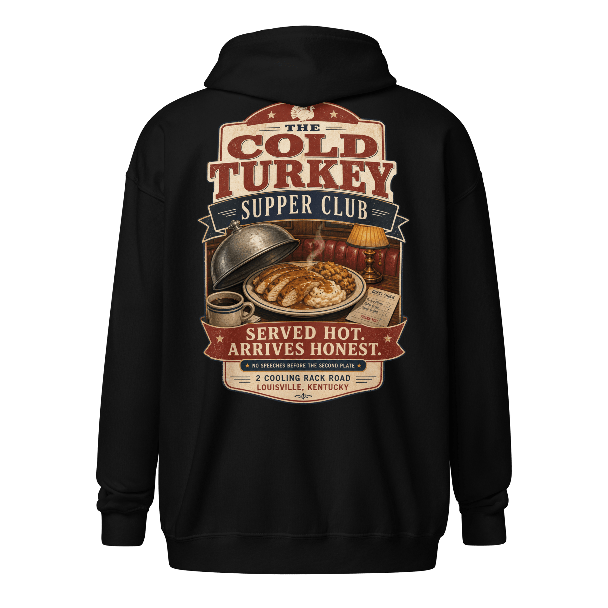 Cold Turkey Zip Hoodie - Soberlands