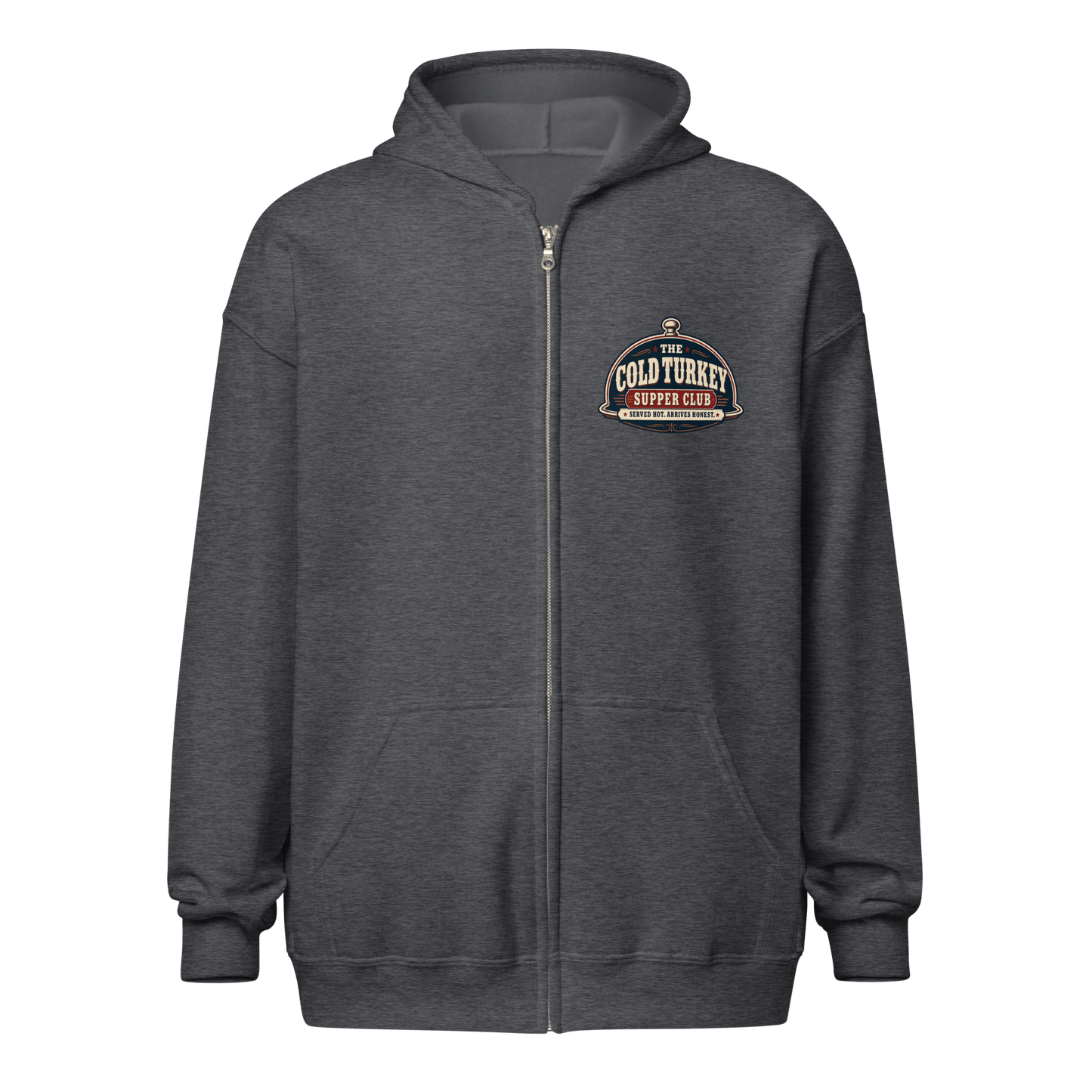 Cold Turkey Zip Hoodie - Soberlands