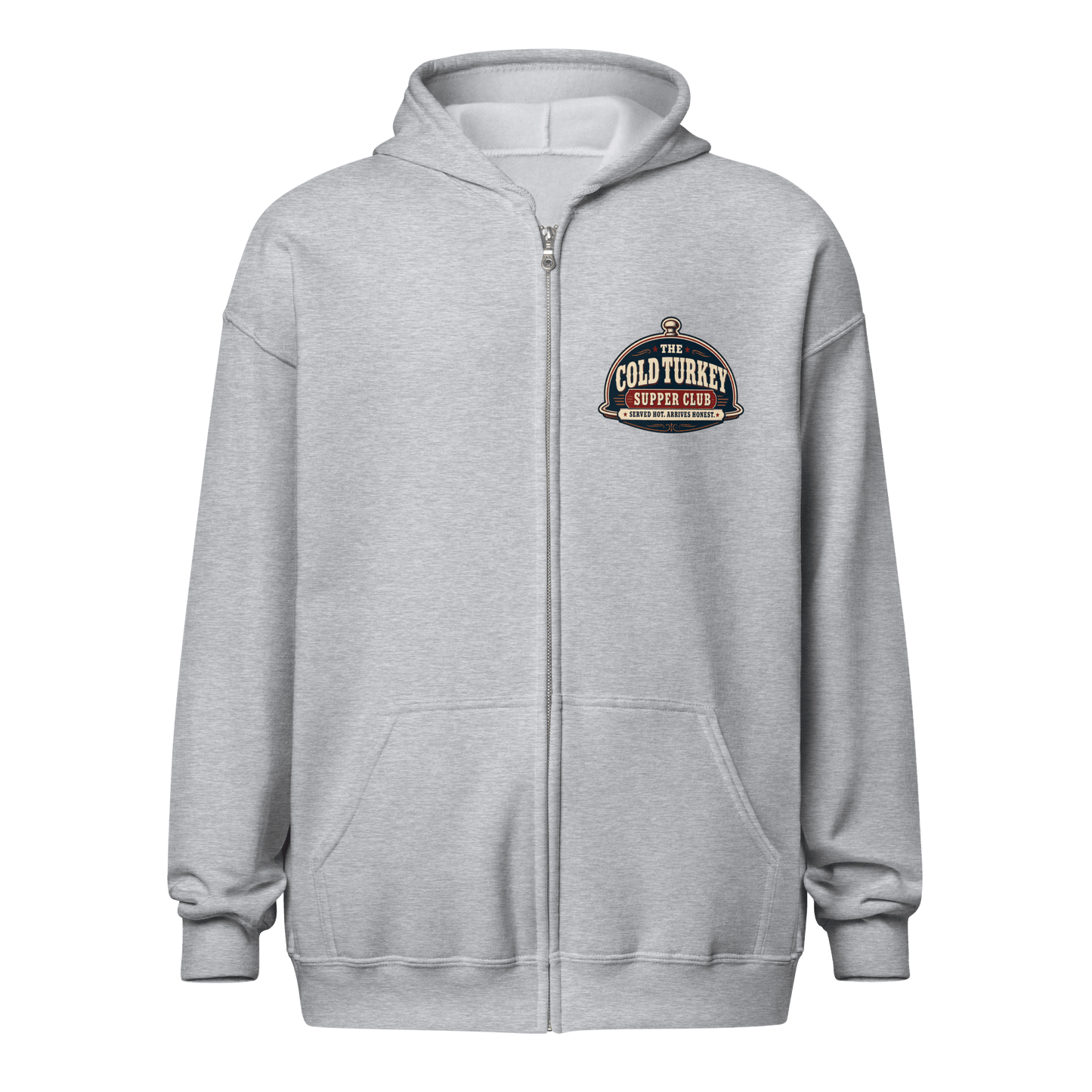 Cold Turkey Zip Hoodie - Soberlands