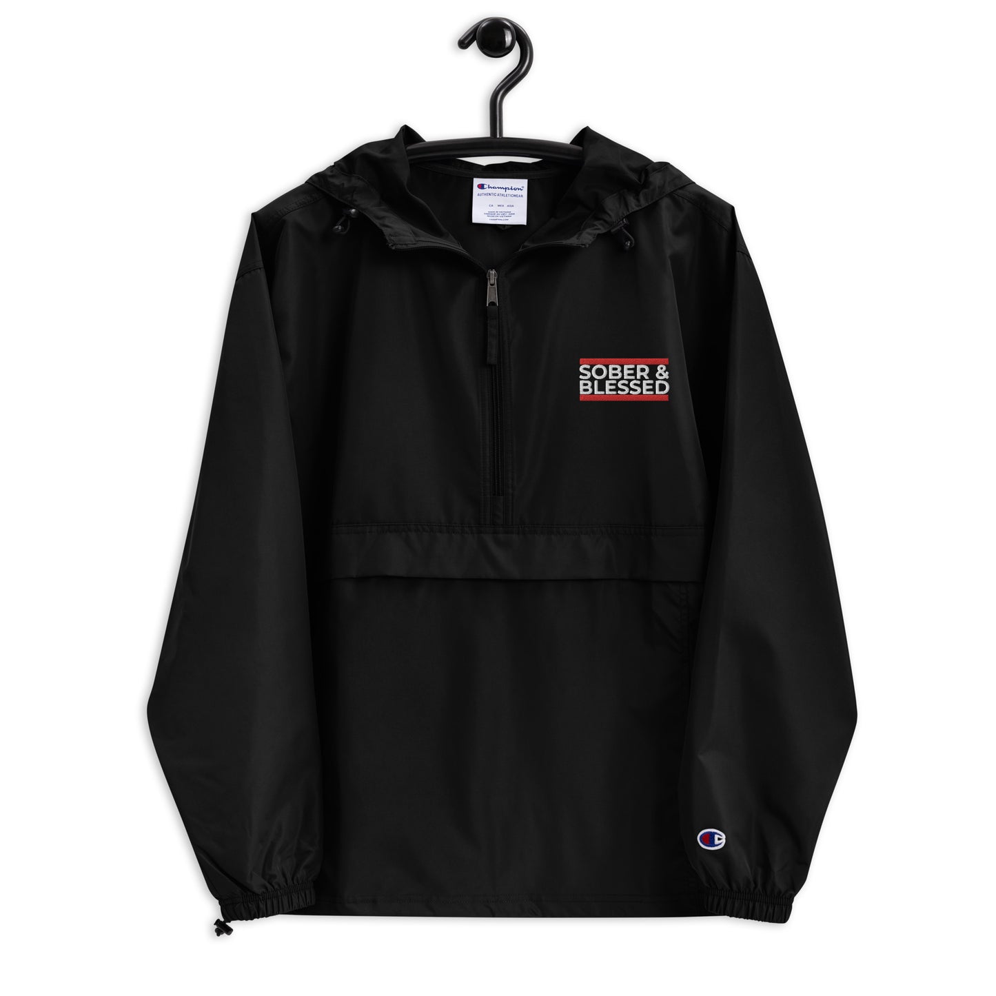 Sober and Blessed Champion Jacket