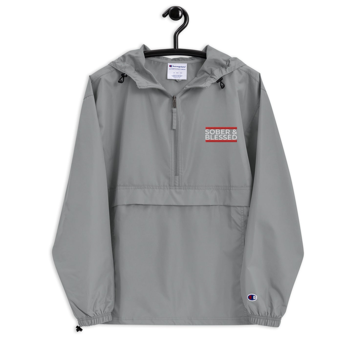 Sober and Blessed Champion Jacket