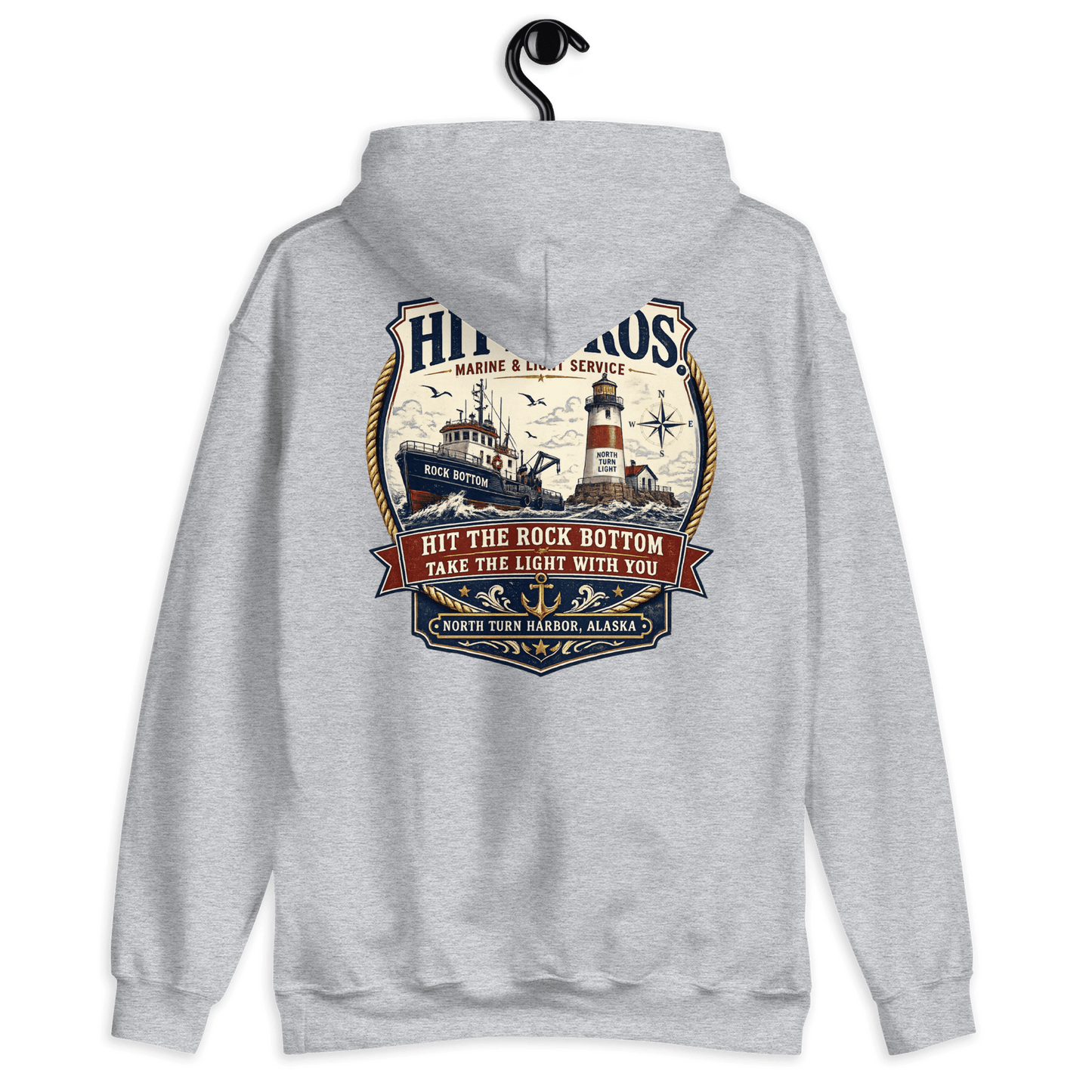 Hitt Bros Back Print Hoodie - Soberlands
