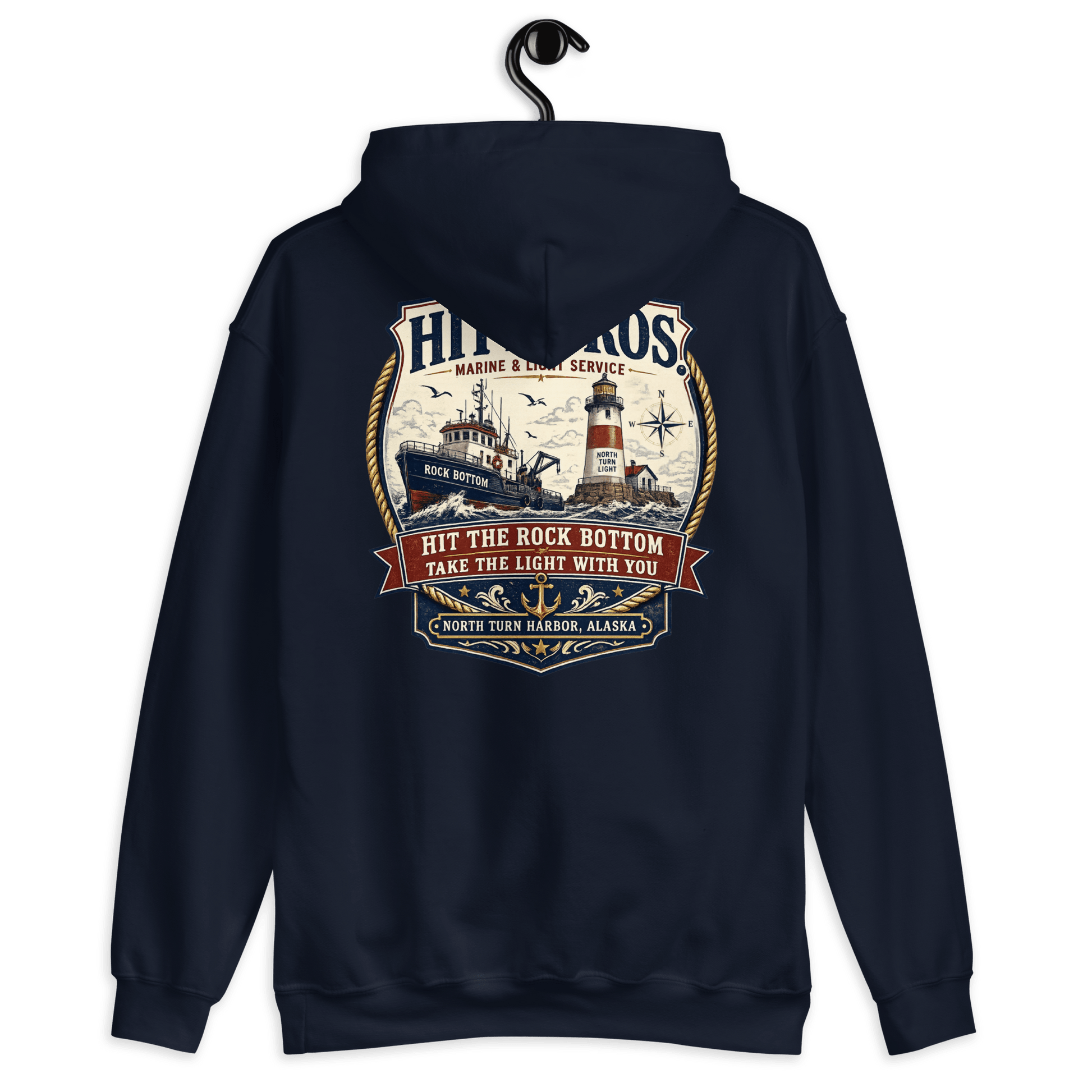 Hitt Bros Back Print Hoodie - Soberlands