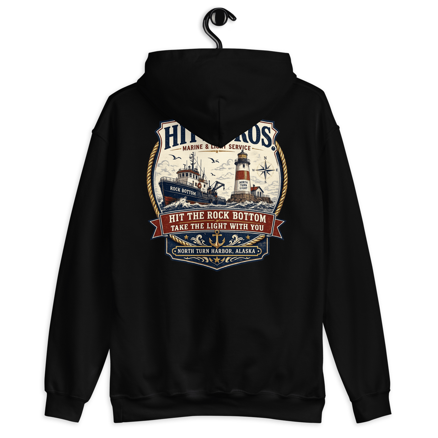 Hitt Bros Back Print Hoodie - Soberlands