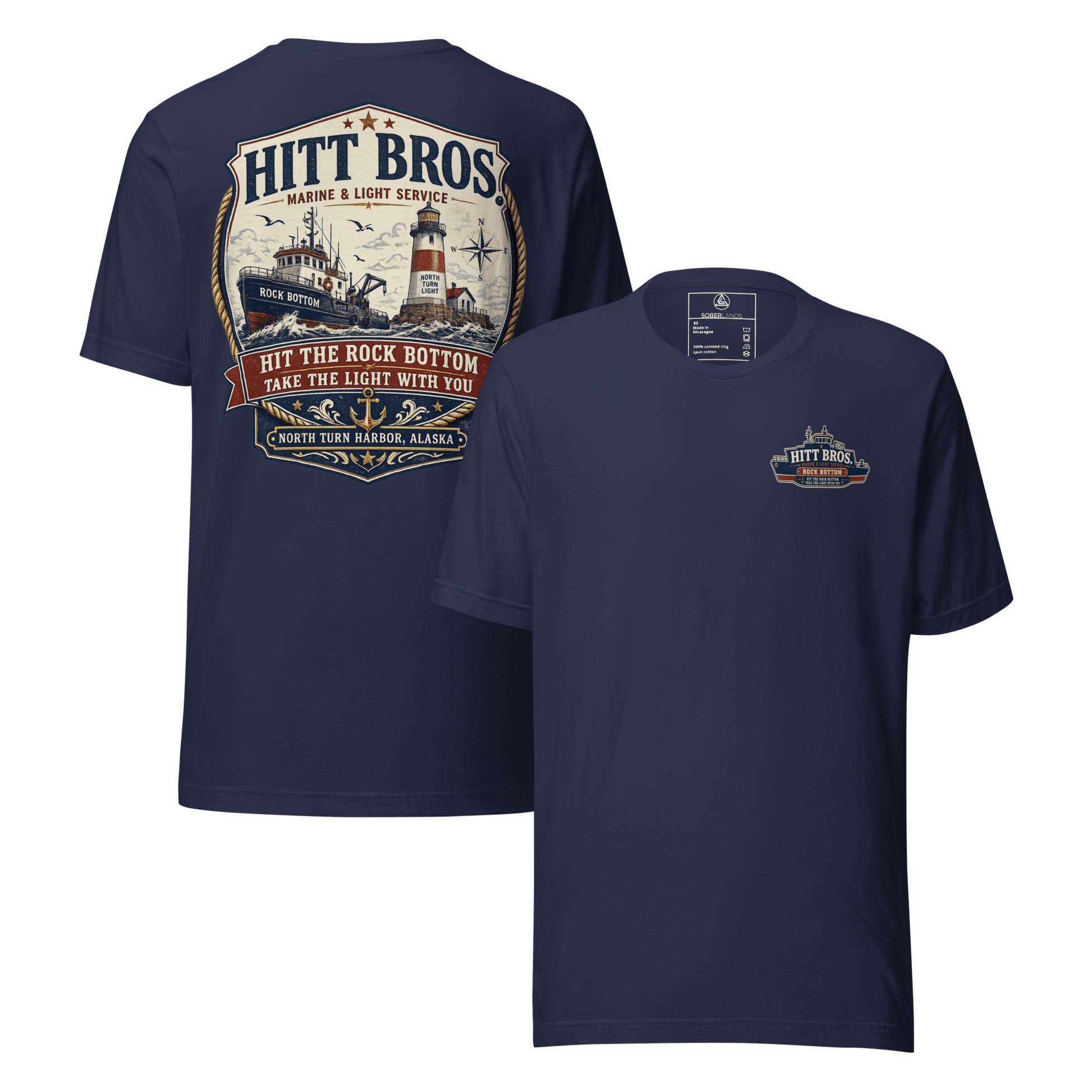 Hitt Bros Back Print Tee - Soberlands