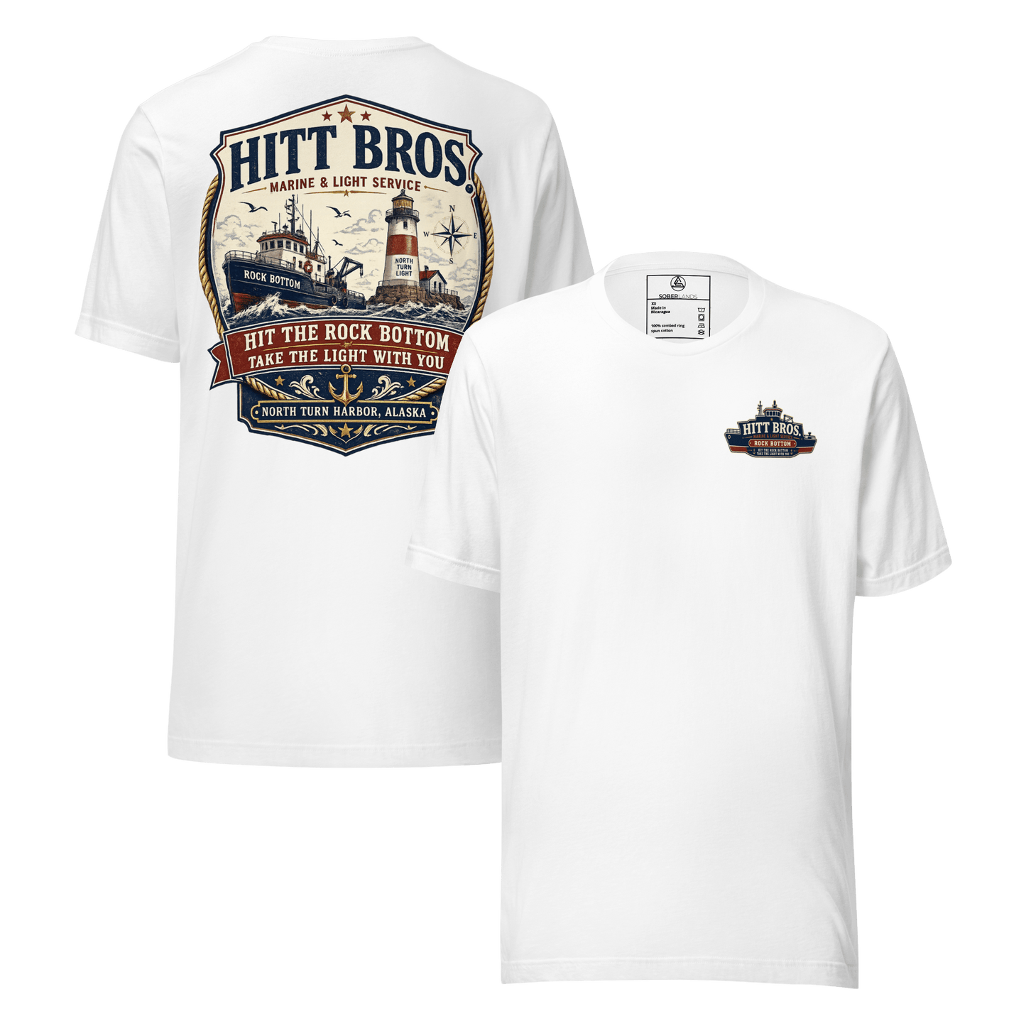 Hitt Bros Back Print Tee - Soberlands