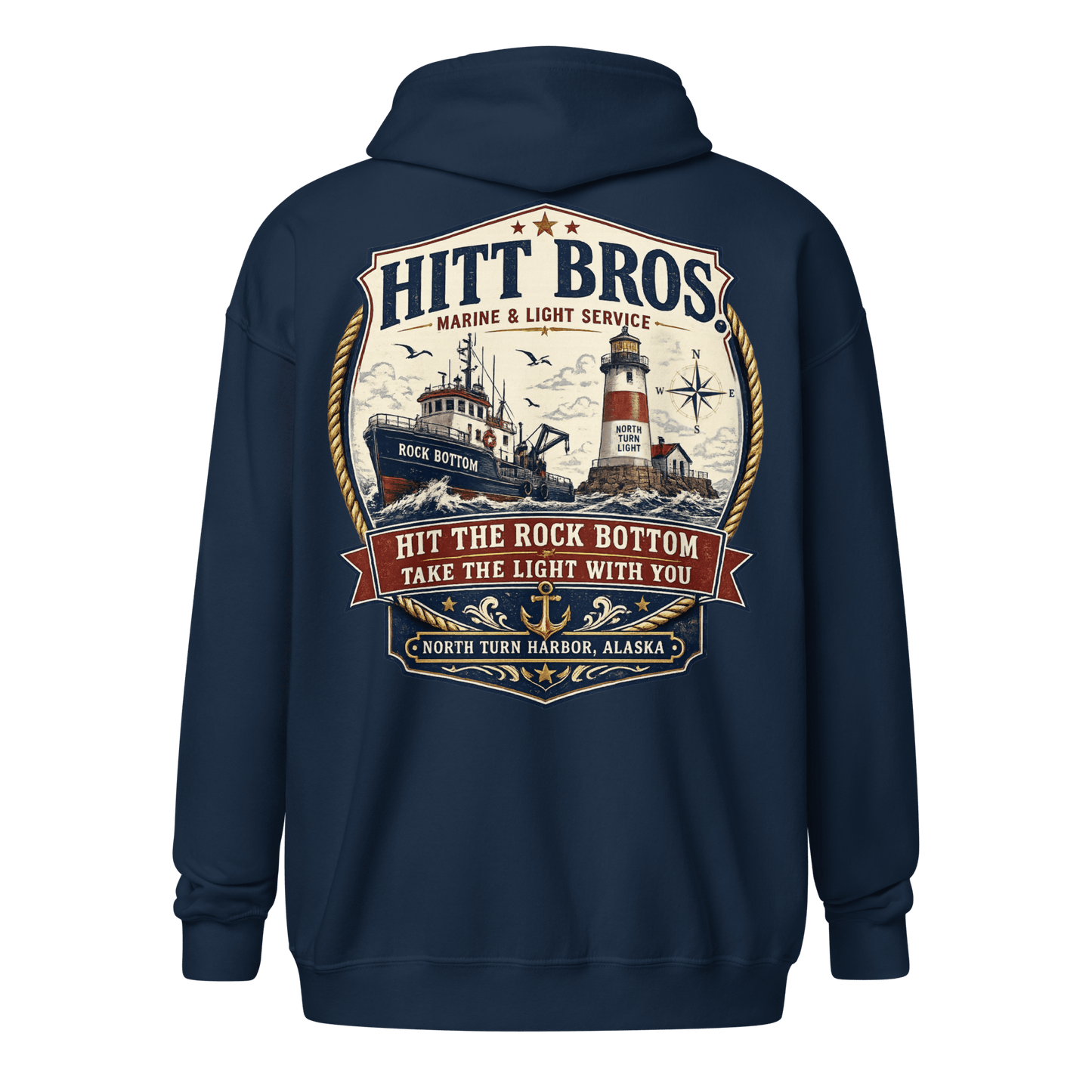 Hitt Bros Zip Hoodie - Soberlands