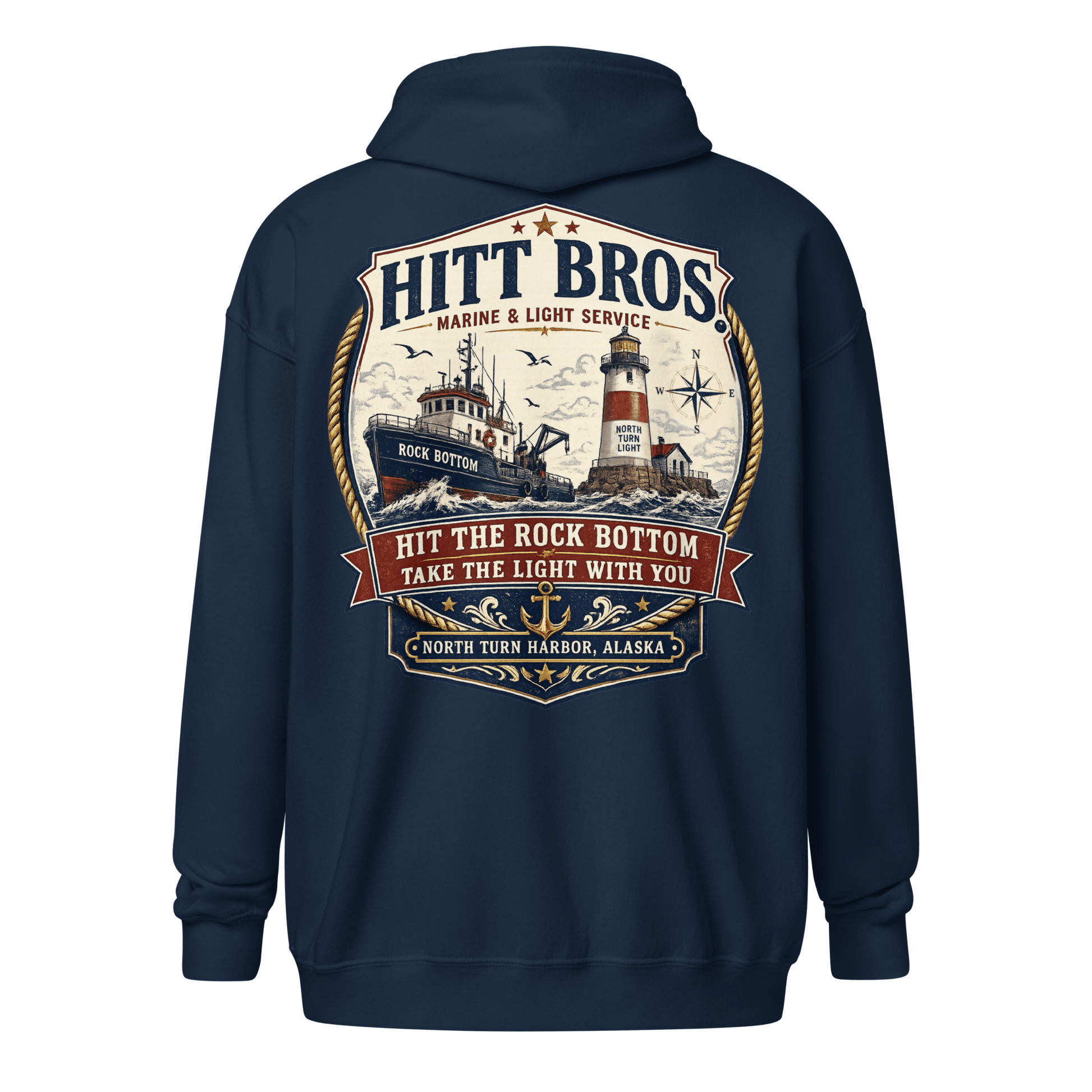 Hitt Bros Zip Hoodie - Soberlands