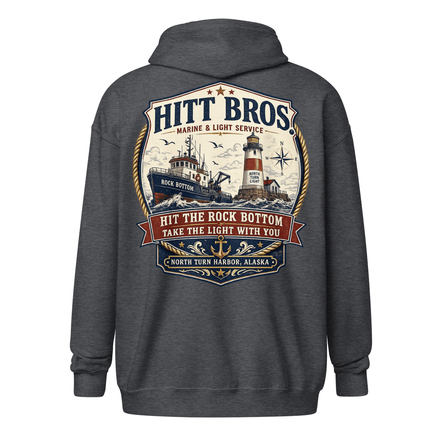 Hitt Bros Zip Hoodie - Soberlands