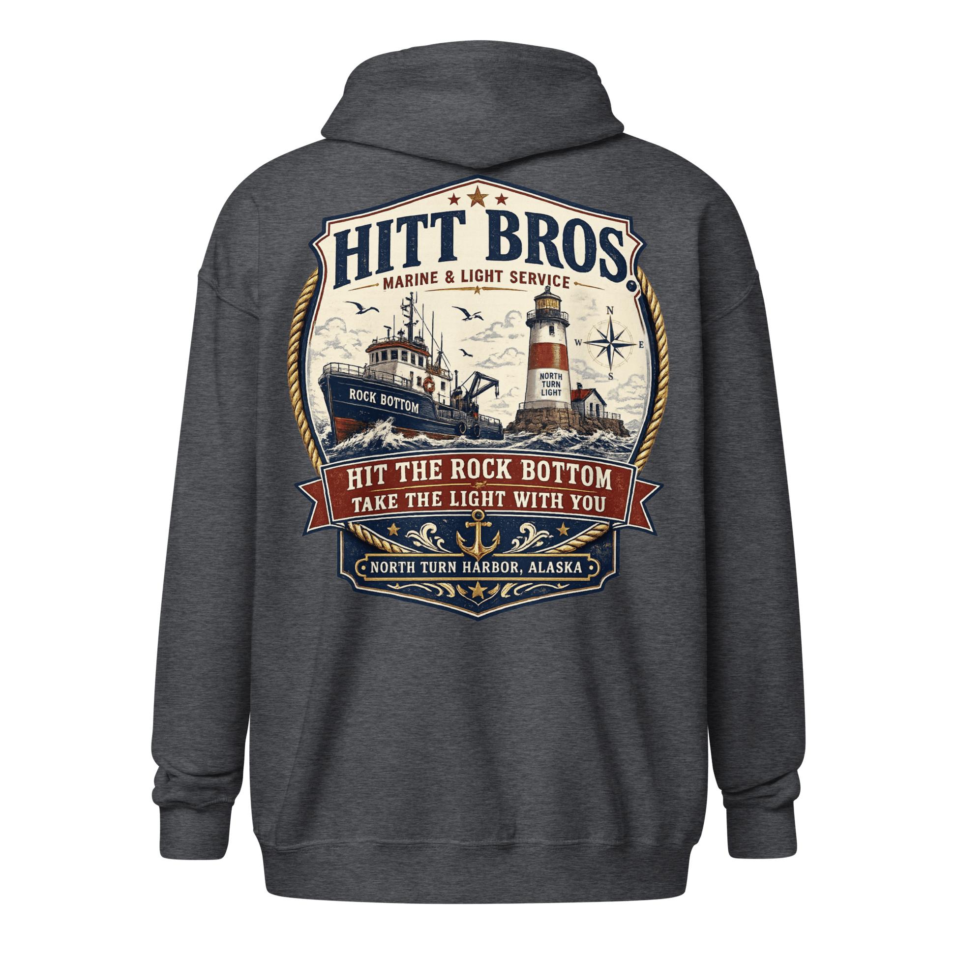Hitt Bros Zip Hoodie - Soberlands