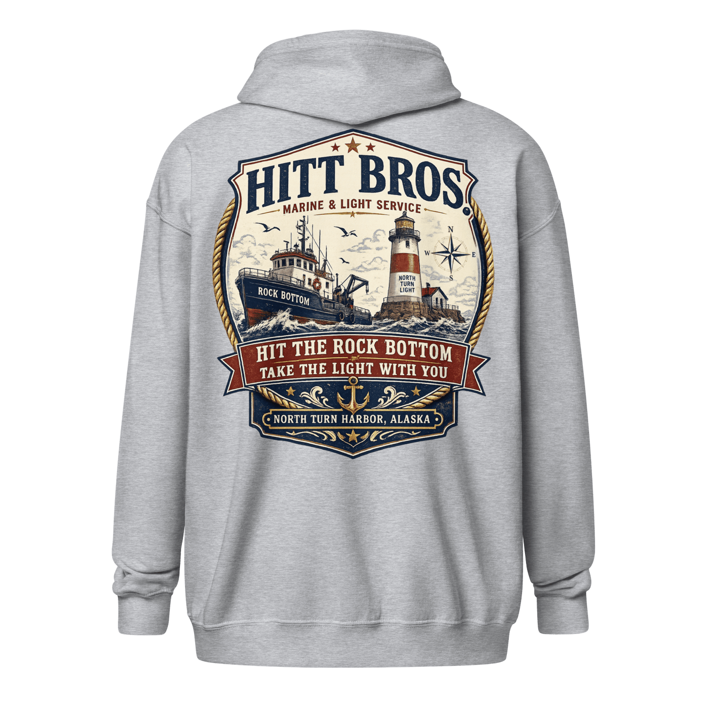 Hitt Bros Zip Hoodie - Soberlands