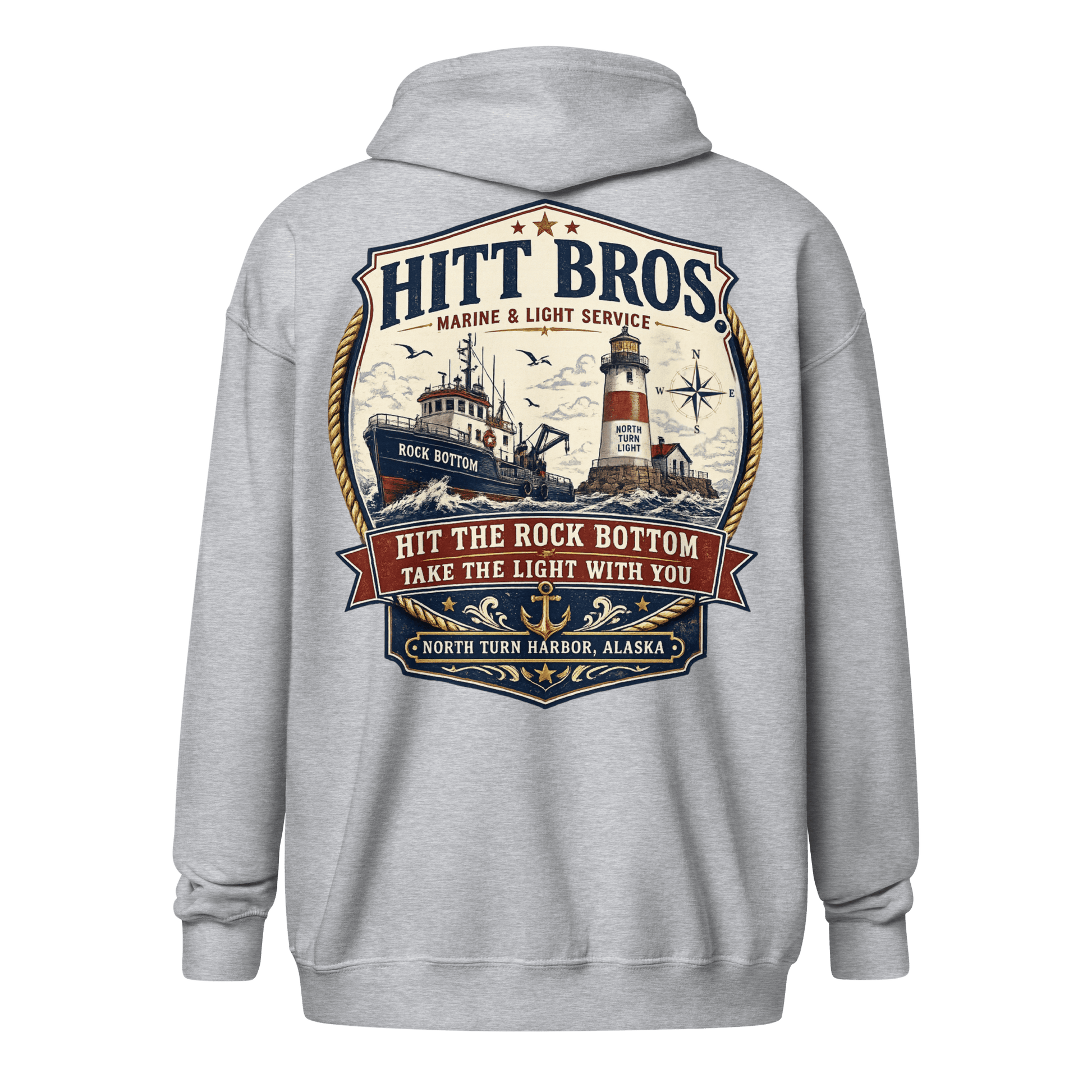 Hitt Bros Zip Hoodie - Soberlands