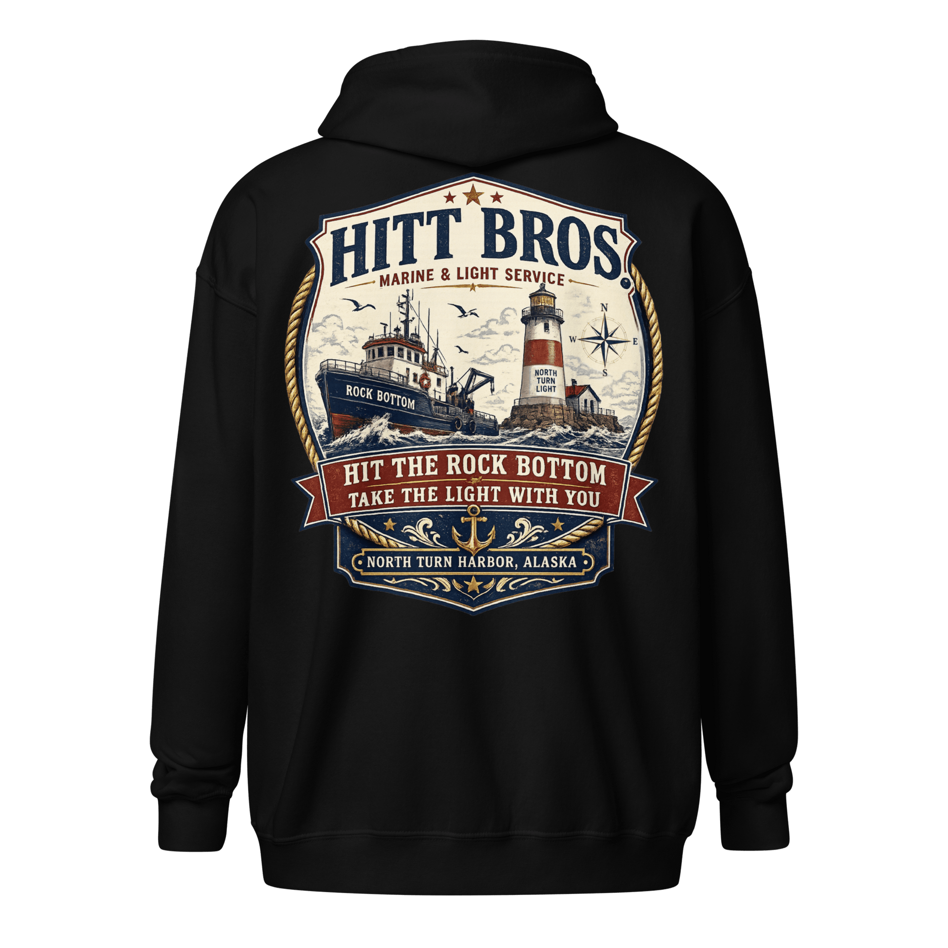 Hitt Bros Zip Hoodie - Soberlands