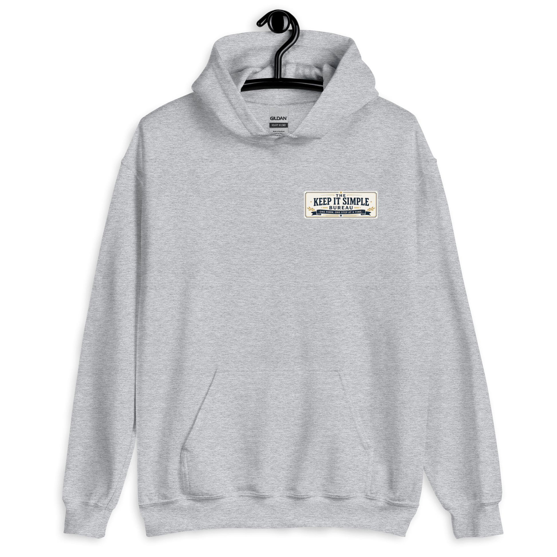 Keep It Simple Back Print Hoodie - Soberlands