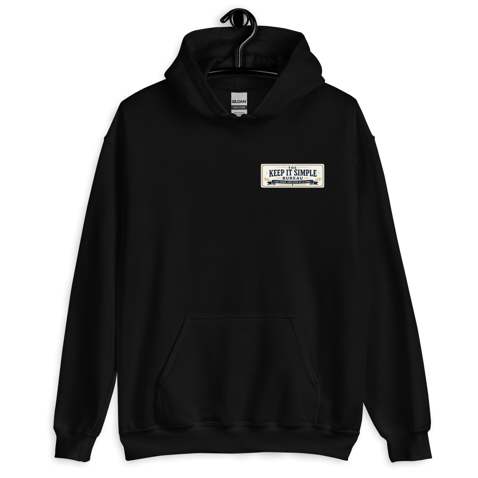 Keep It Simple Back Print Hoodie - Soberlands
