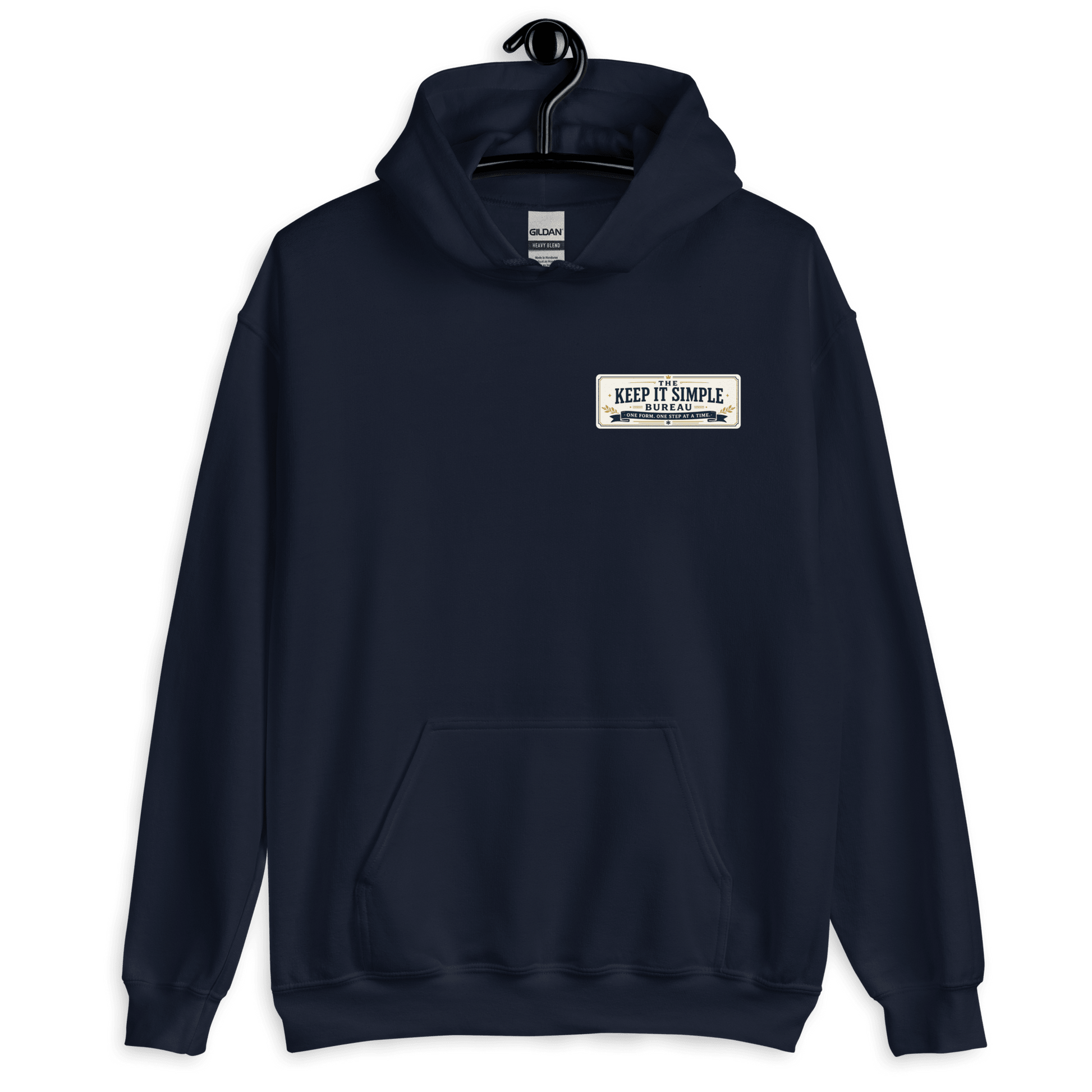 Keep It Simple Back Print Hoodie - Soberlands