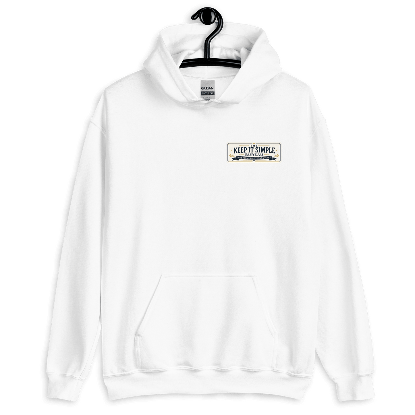Keep It Simple Back Print Hoodie - Soberlands