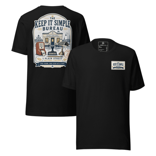 Keep It Simple Back Print Tee - Soberlands