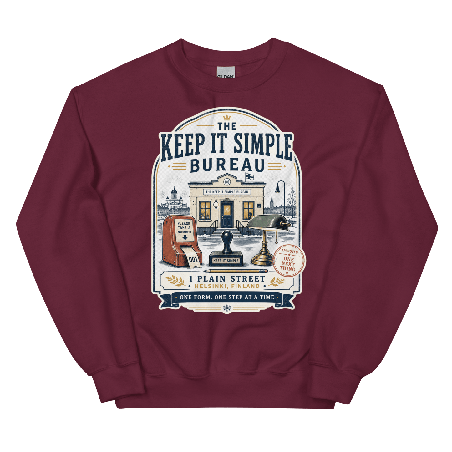 Keep It Simple Crewneck - Soberlands