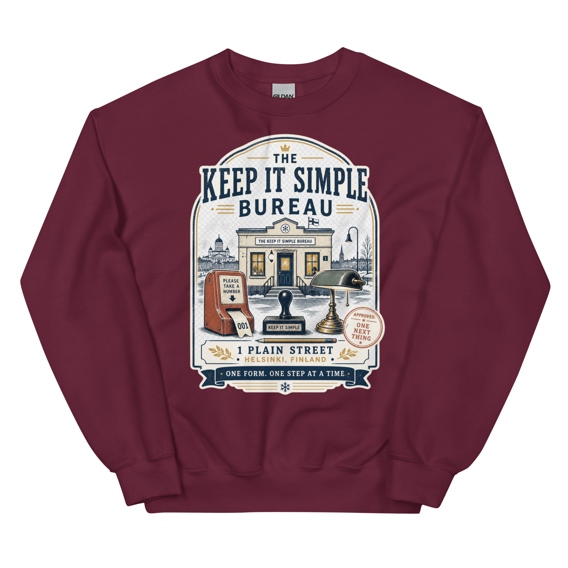 Keep It Simple Crewneck - Soberlands