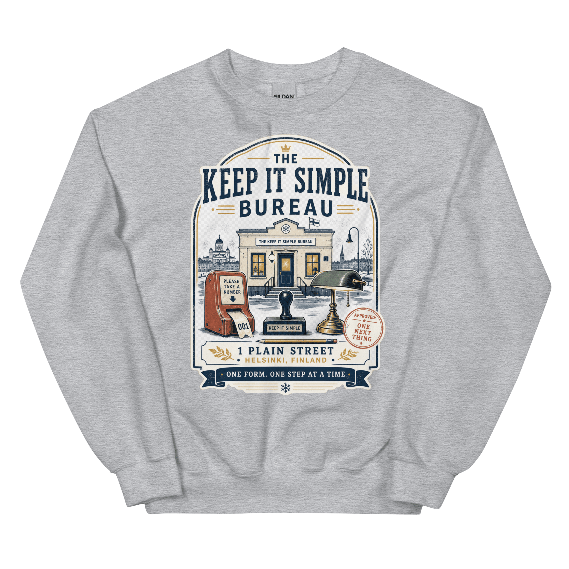 Keep It Simple Crewneck - Soberlands