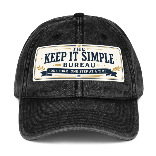 Keep It Simple Vintage Cap - Soberlands